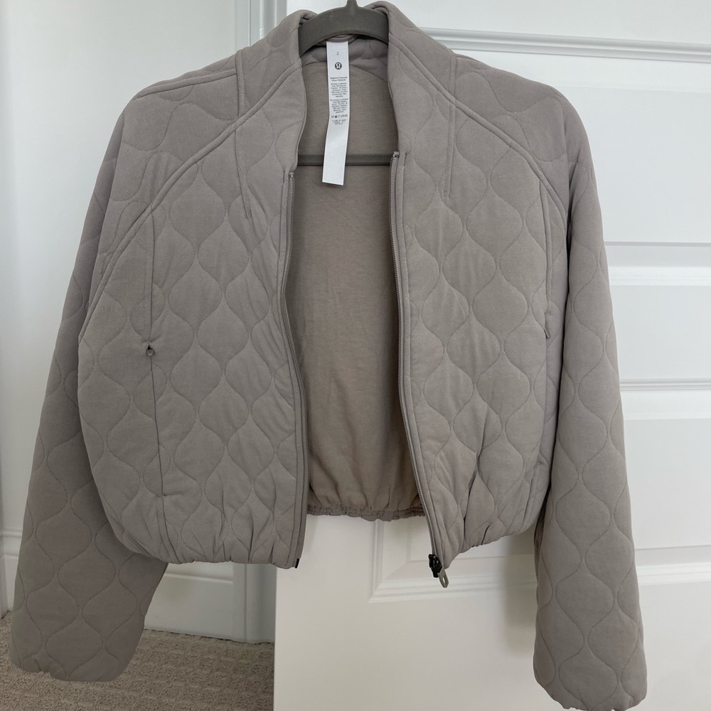 Lululemon Quilted Bomber Jacket